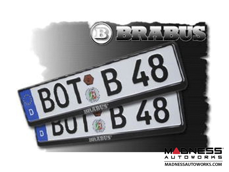 License Plate Frame - European - BRABUS